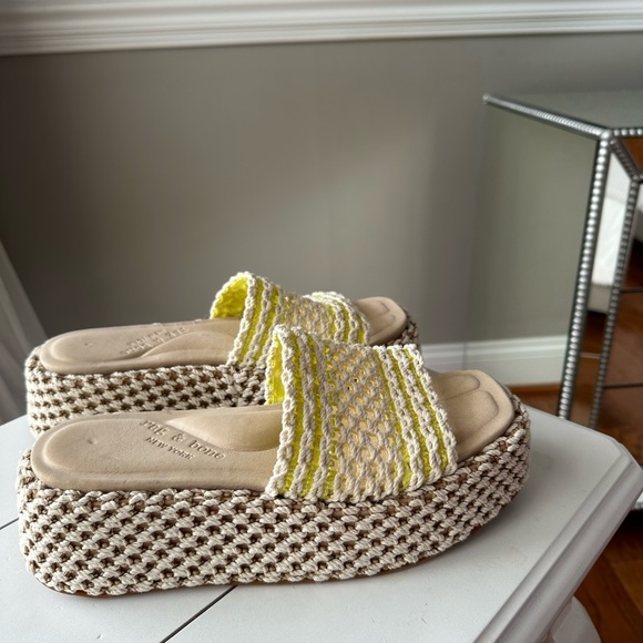 New without tags Rag and Bone platform sandals size 37 - Picture 1 of 5